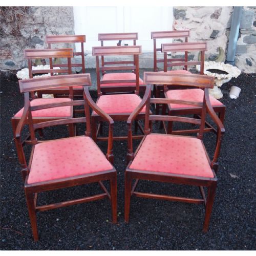 Good Set of 8 Geogain Scottish Dining Chairs