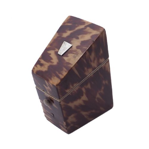 19th Century Tortoise Shell Thimble Box