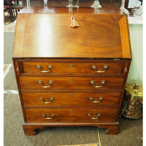 Early George 3rd 33" Wide Mahogany Bureau