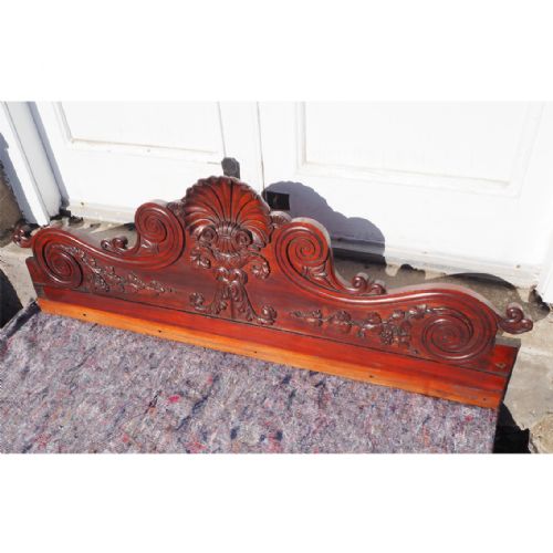 Superb Late Regency Irish Mahogany Carving