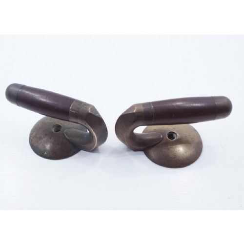 Good Pair of Early Curling Stone Handles