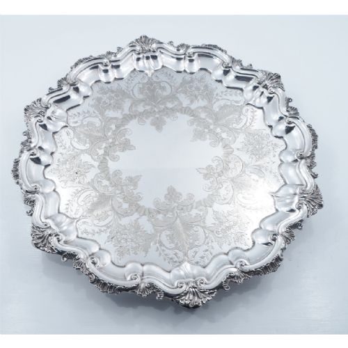 Sublime Large Size Early Epns Salver