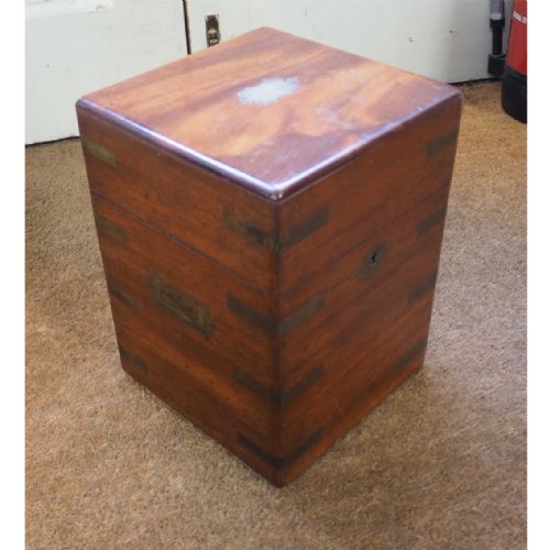 Good 19th Century Campaign Decanter Box