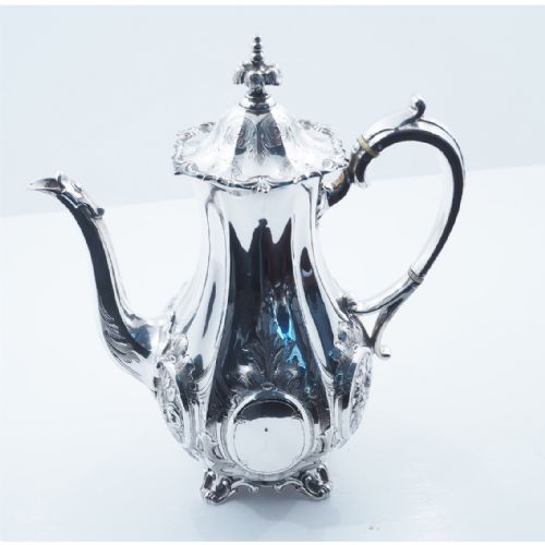 Superb Victorian Silver Plated Coffee Pot