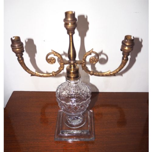 Fine Quality Victorian 3 Branch Table Lamp