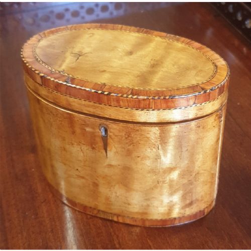 Fine 18th Century Scottish Oval Tea Caddy