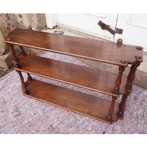 Georgian Mahogany Breakfront Hanging Shelves