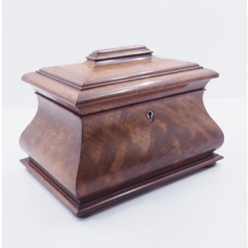 Superb Victorian Bombe Shaped Tea Caddy