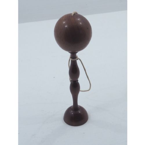 George III Solid Walnut Treen Bilboquet