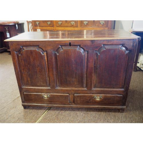 18th Century Oak Dower Chest or Coffer