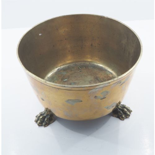 Heavy Georgian Cast Brass Bowl