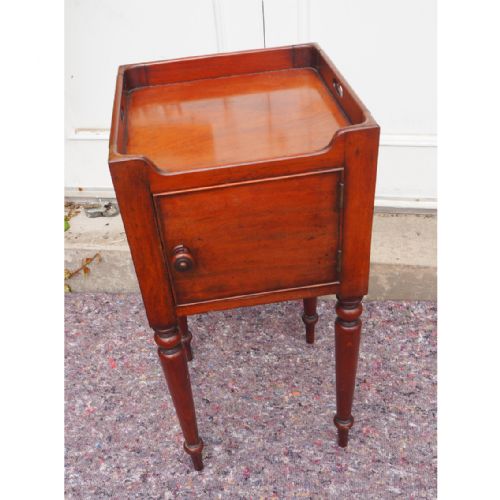 Late Georgian Mahogany Bedside Cabinet