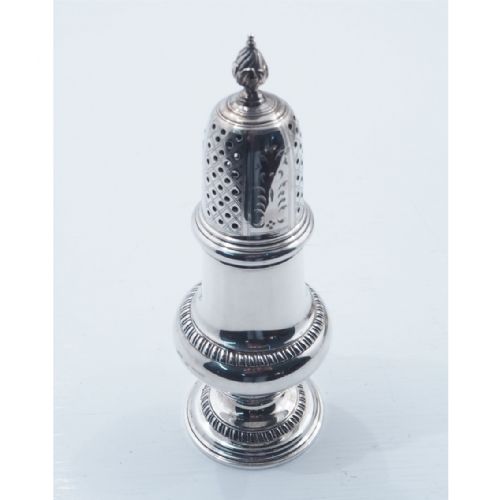 Superb Heavy Silver Sugar Castor