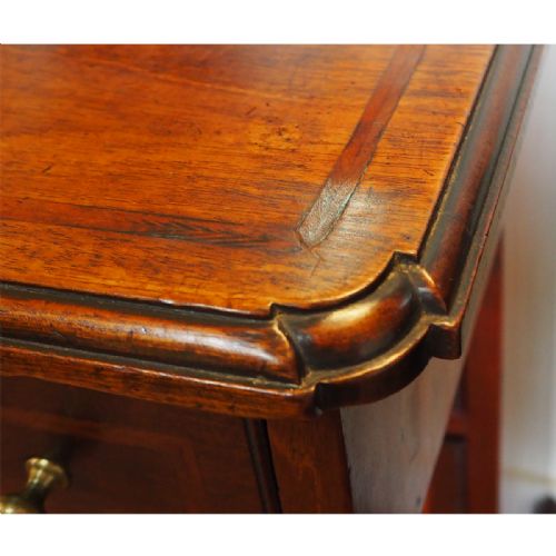 RARE SMALL IRISH GEORGE I SOLID WALNUT DESK - ADDITIONAL PHOTO 8