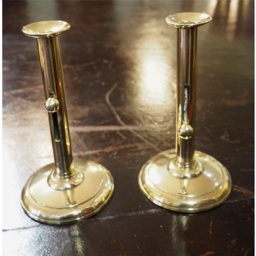 Rare Pair of 18th Century Taper Sticks