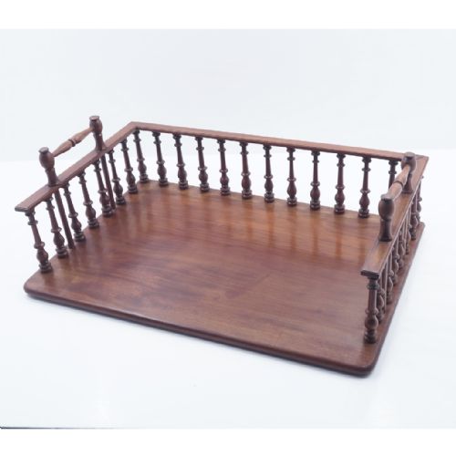 Large Georgian Mahogany Book Tray