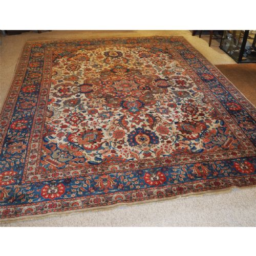 Large "Country House" Tabriz Wool Carpet