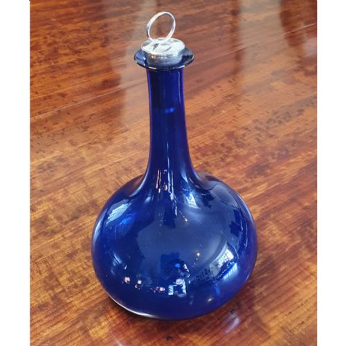 Late 18th Century Bristol Blue Decanter