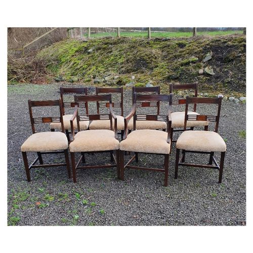 Good Set of 8 Georgian Dining Chairs