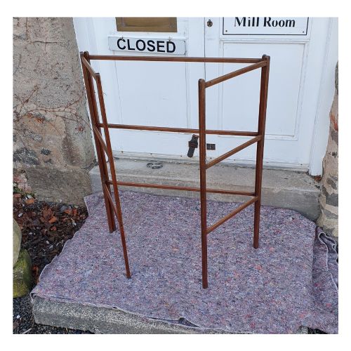 19th Century Walnut Folding Towel Rail