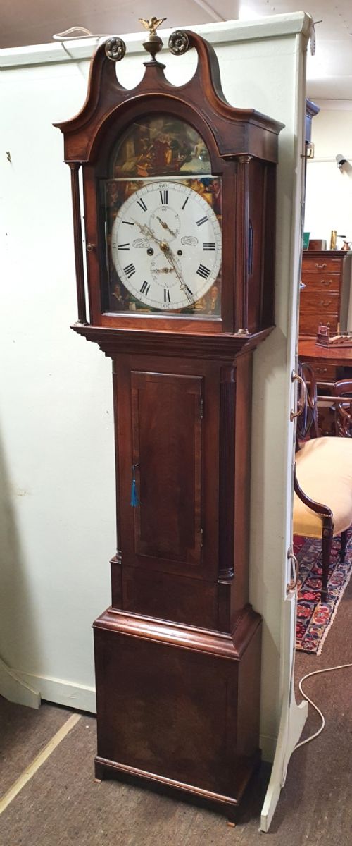 Scottish Mahogany Cased Longcase Clock