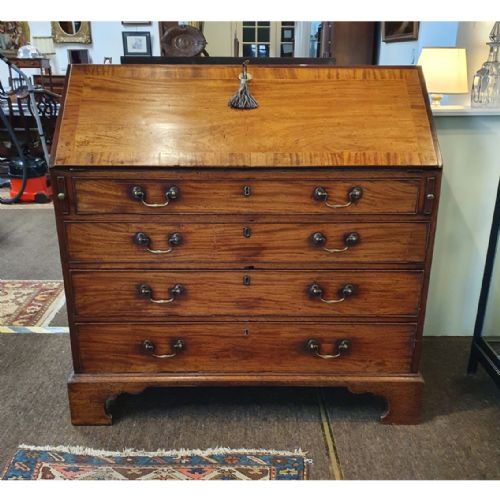 fig 1. ALL ORIGINAL GEORGE 3rd MAHOGANY BUREAU