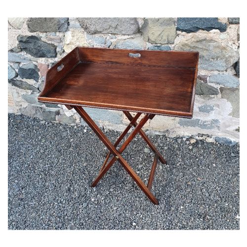 Georgian Butlers Tray with Original Stand