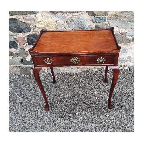 fig 1. Fine 18th Century Dutch Mahogany Silver Table