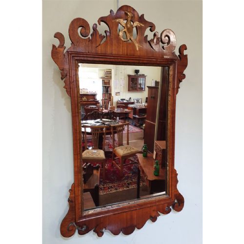 18th Century Walnut Vauxhall Wall Mirror