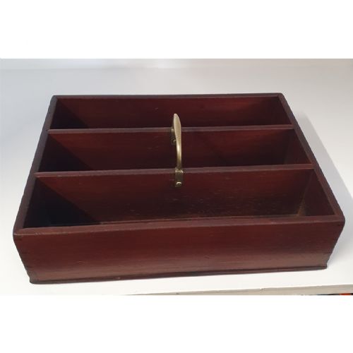 18th Century Cuban Mahogany Cutlery Tray
