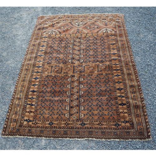 Early Antique Tekke Turkman Ensi Carpet