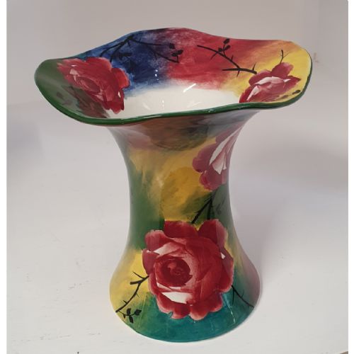 Superb Scottish Jazzy Wemyss Vase