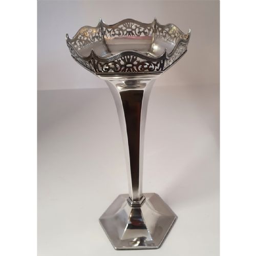 Impressive Large Size Silver Flower Vase