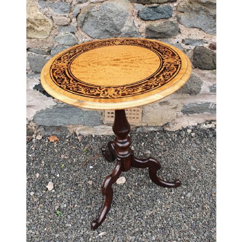 19th Century Scottish Laburnum Tripod Table