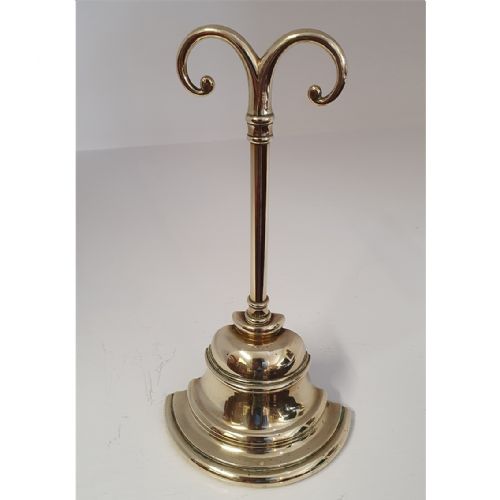 Early Victorian Brass Door Stop / Porter