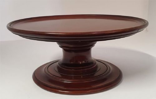 Small Size 19th Cent. Mahogany Lazy Susan