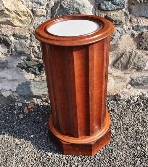 Fine Un-touched Corinthian Column Bedside
