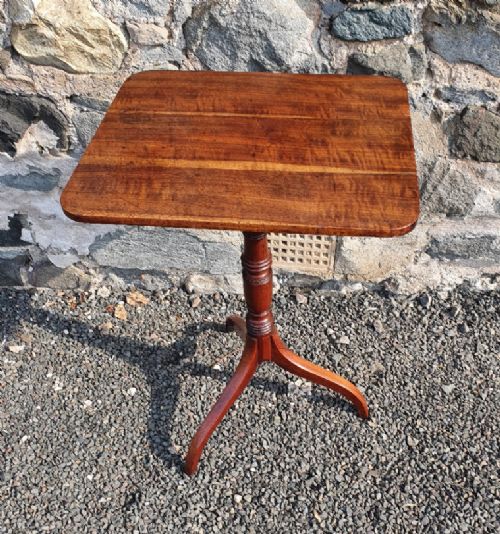 Elegant Regency Goncalo Alves Tripod Table