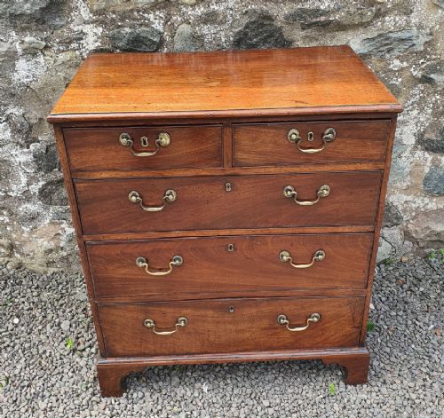 Small 31" Wide George 3rd Chest of Drawers
