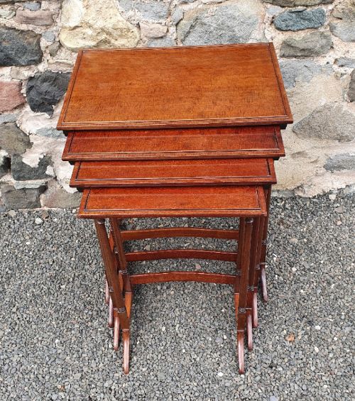 Top Quality Set of 4 Edwardian Nest Tables