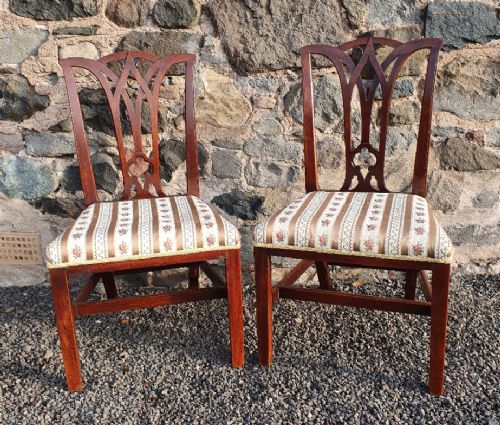 Pair 18th Century Georgian Chairs