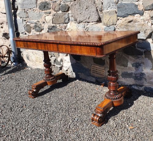 Stunning Gillows Goncalo Alves Library Table