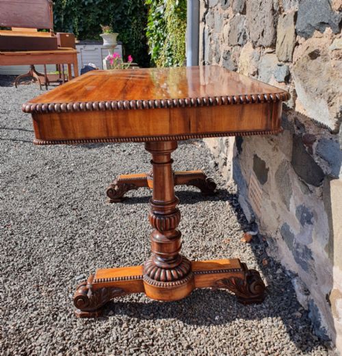 fig 2. Stunning Gillows Goncalo Alves Library Table