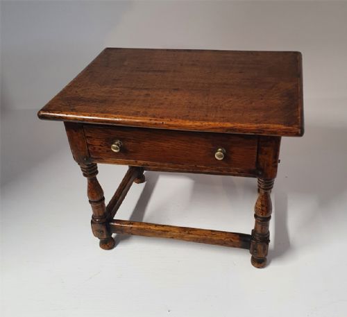Good Miniature Oak Side Table