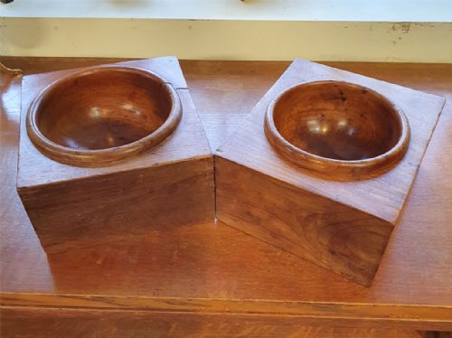 Unusual Pair of Georgian Coin Pots