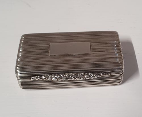 Superb William 4th Silver Snuff Box
