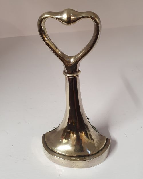 Georgian Heavy Brass Door Stop