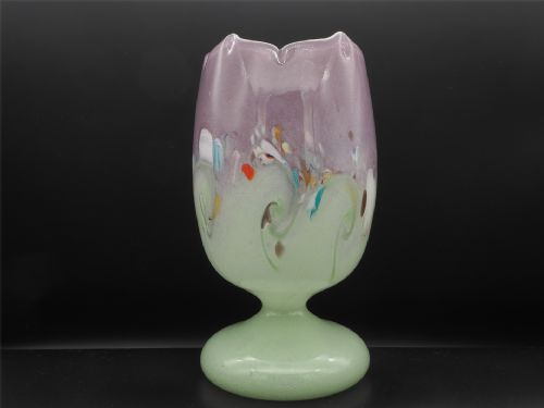 Rare Scottish Monart Art Glass "Tulip" Vase