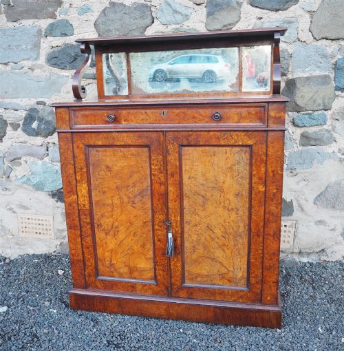 fig 1. Scottish Burr Oak Chiffonier with provenance