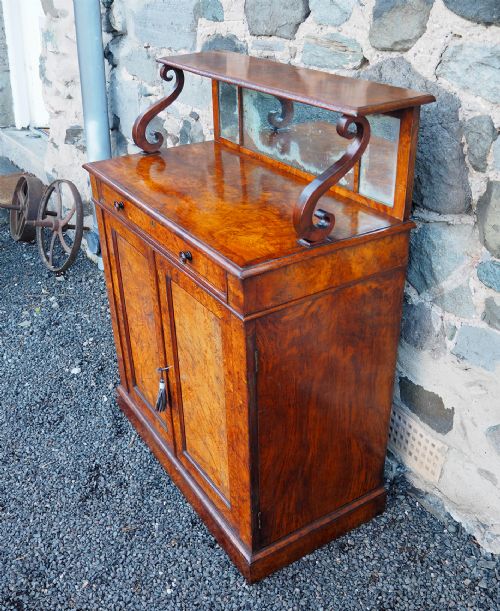 fig 2. Scottish Burr Oak Chiffonier with provenance